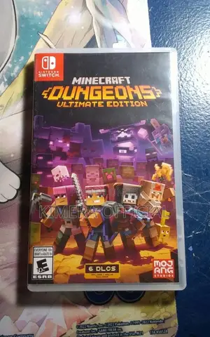 MineCraft Dungeons Ultimate Edition Nintendo Switch 2 Edition Game Cd