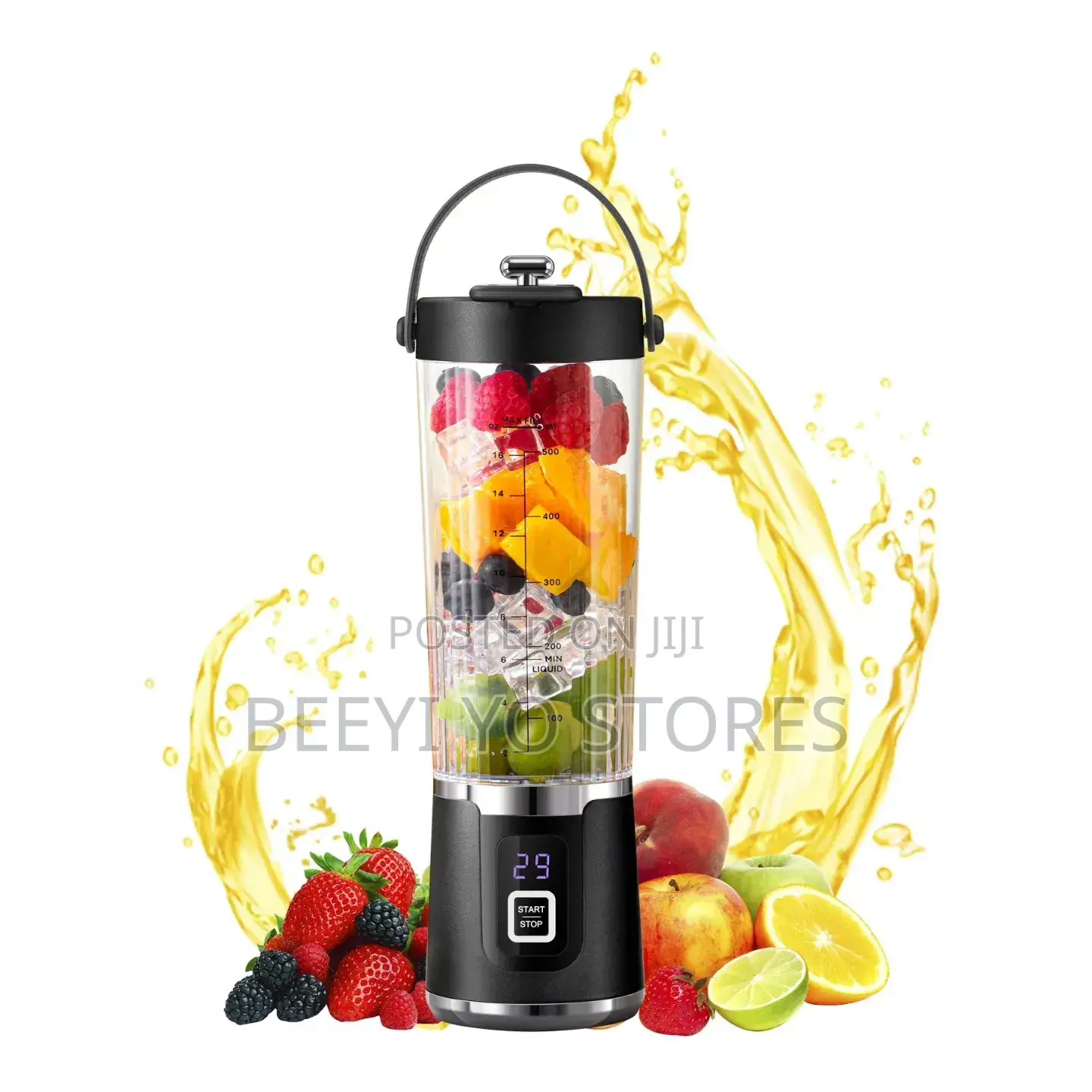 Portable Electric Blender – USB Rechargeable Smoothie Juice Maker