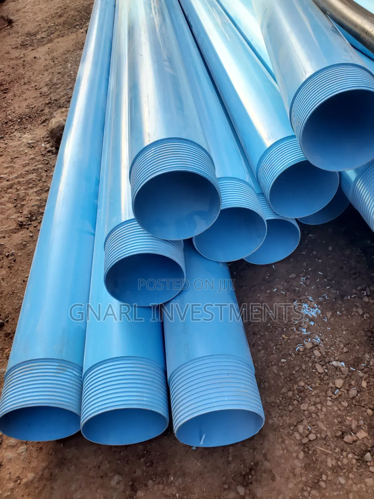 6"BLUE UPVC Casing Pipes 4 Bore Holes, Irrigation and Deep Water Wells