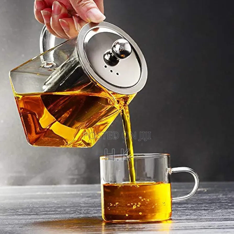 Glass Square Pot (550ml/19oz)