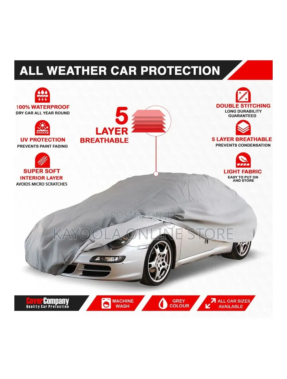 Outdoor Car Cover Protection Exterior Cover