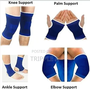 Combo Set of Ankle, Palm, Knee, Elbow Support
