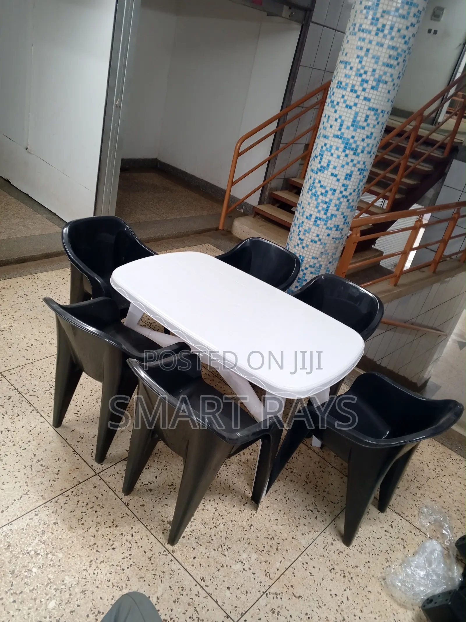 Plastic Table Set With 6chairs