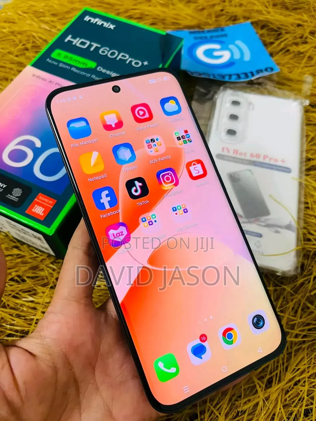 New Infinix Hot 60 Pro+ 256 GB Black