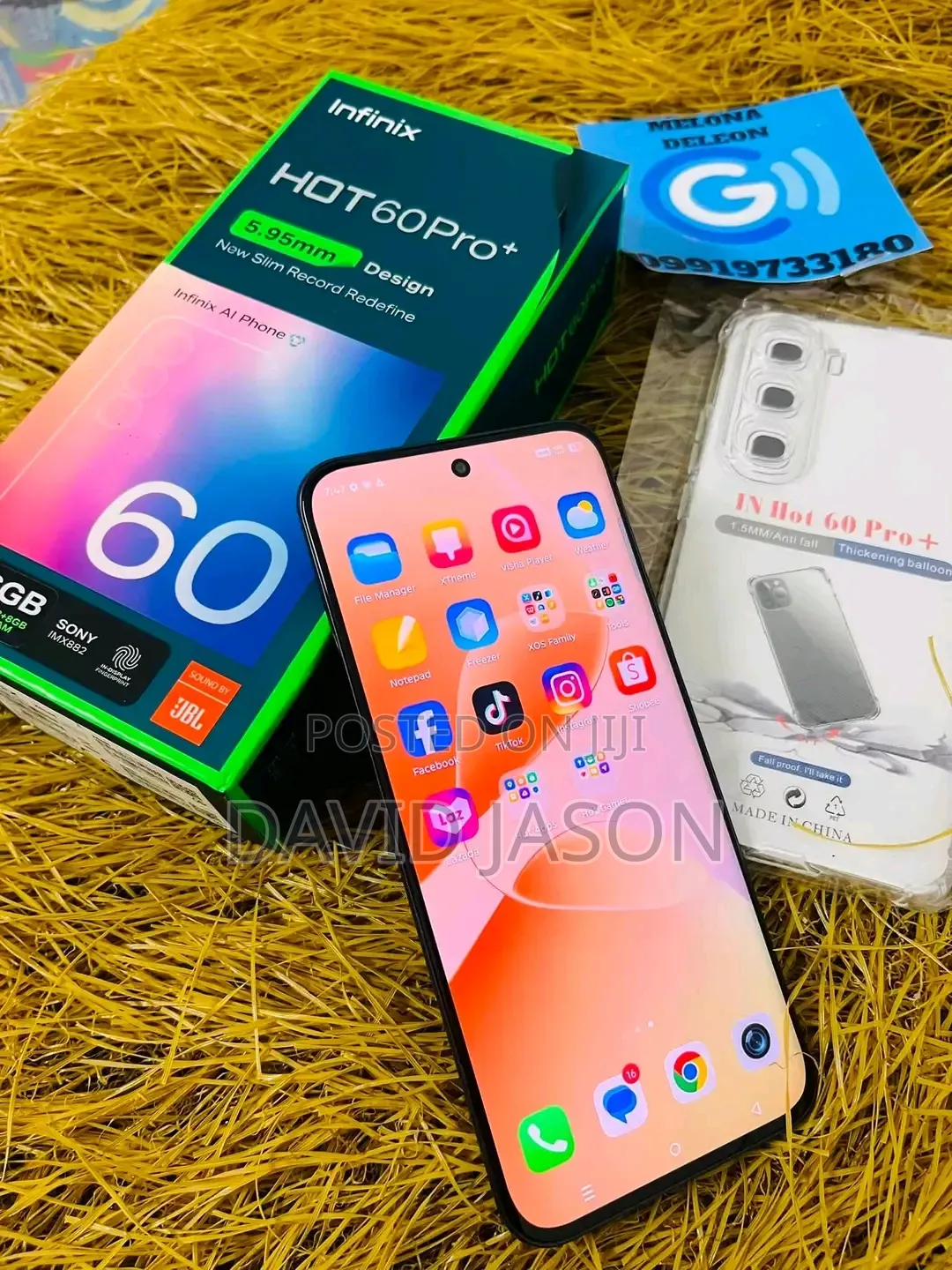 New Infinix Hot 60 Pro+ 256 GB Black