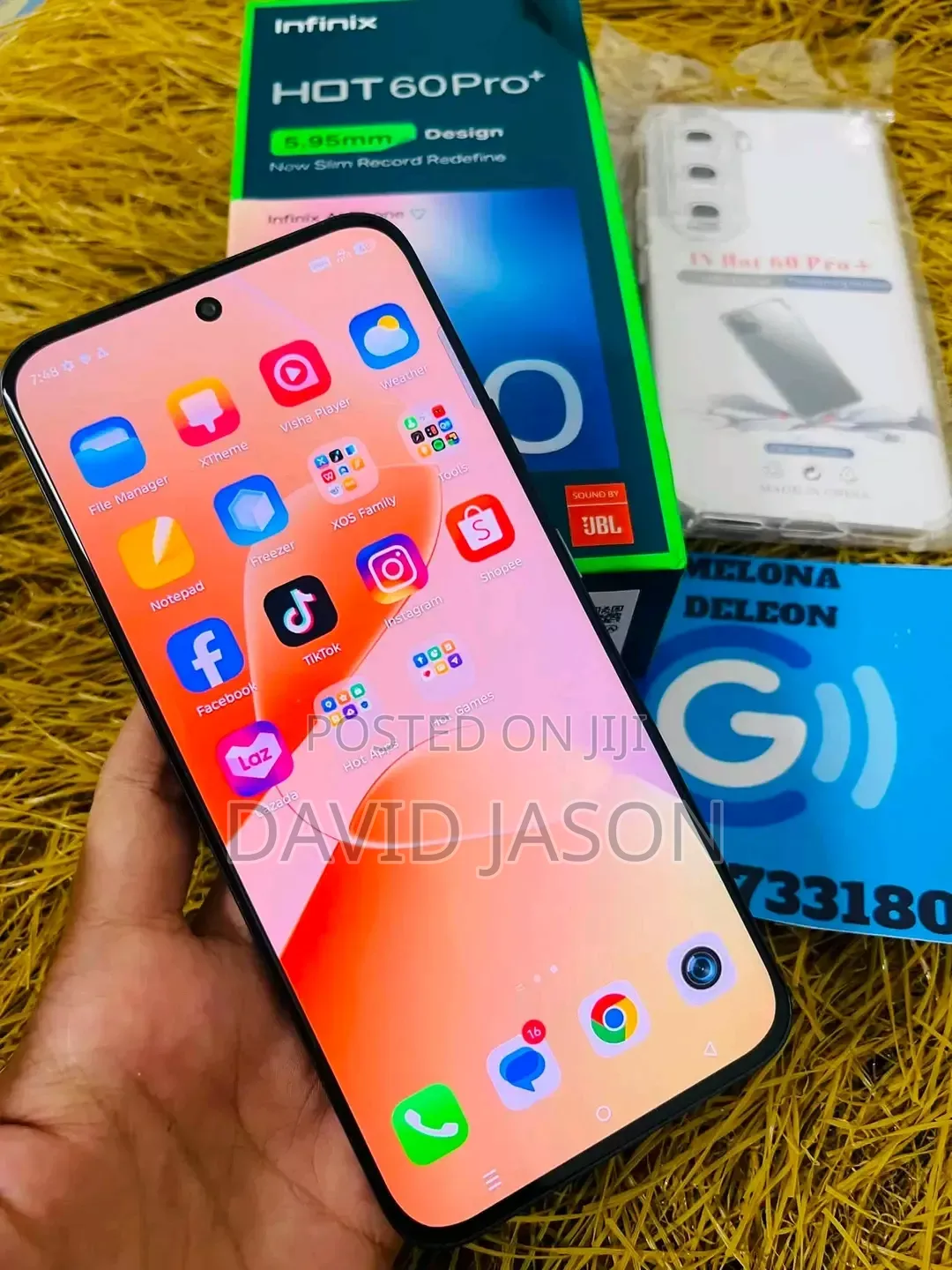 New Infinix Hot 60 Pro+ 256 GB Black