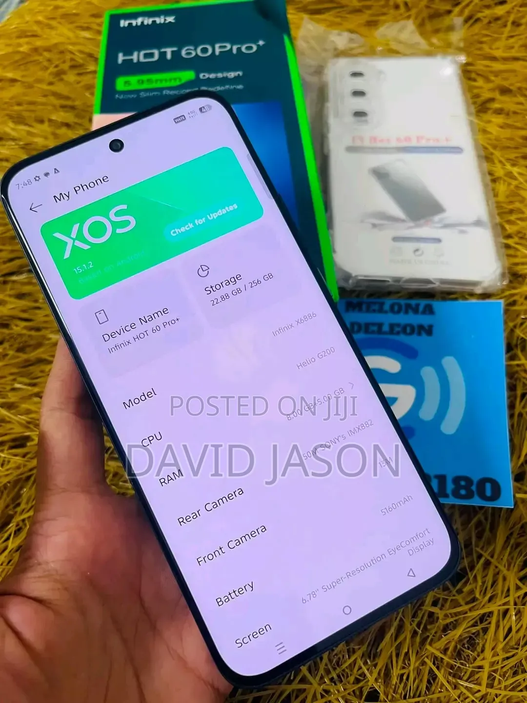New Infinix Hot 60 Pro+ 256 GB Black