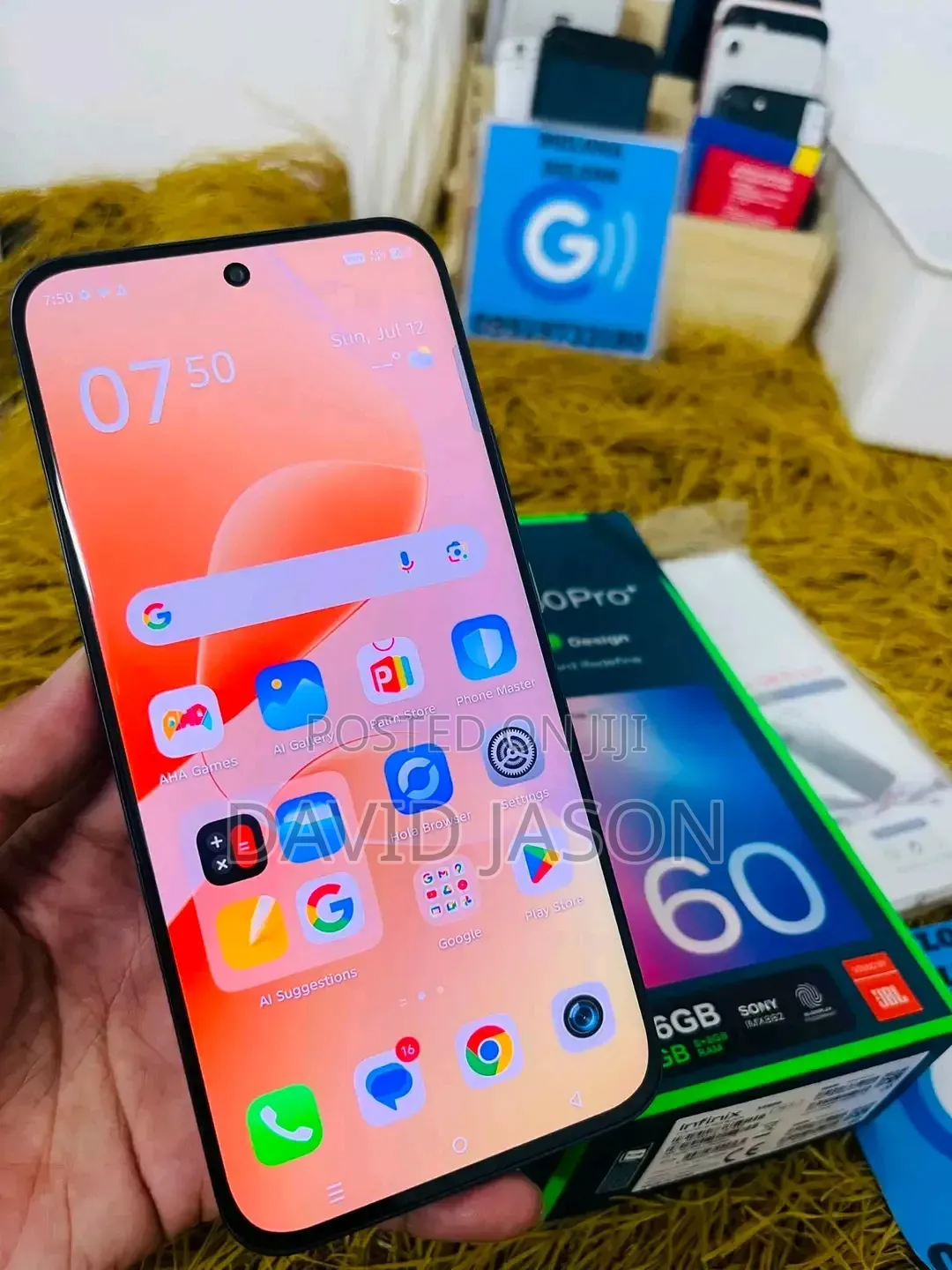 New Infinix Hot 60 Pro+ 256 GB Black