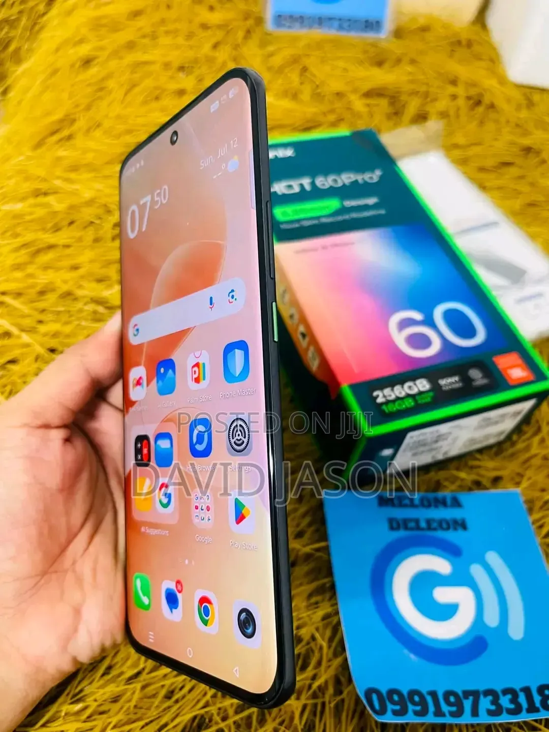 New Infinix Hot 60 Pro+ 256 GB Black
