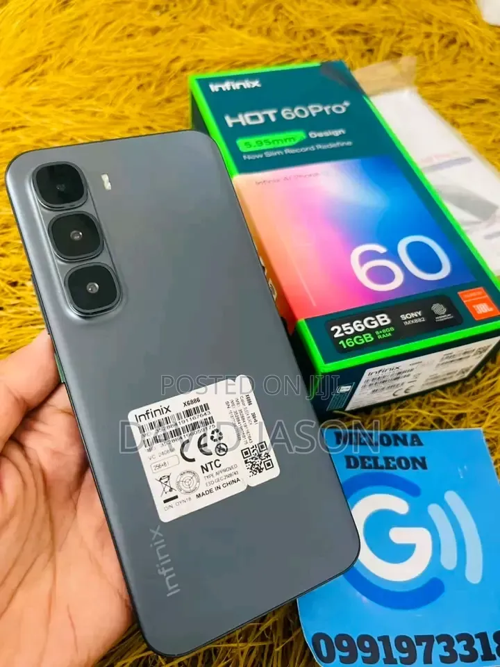 New Infinix Hot 60 Pro+ 256 GB Black