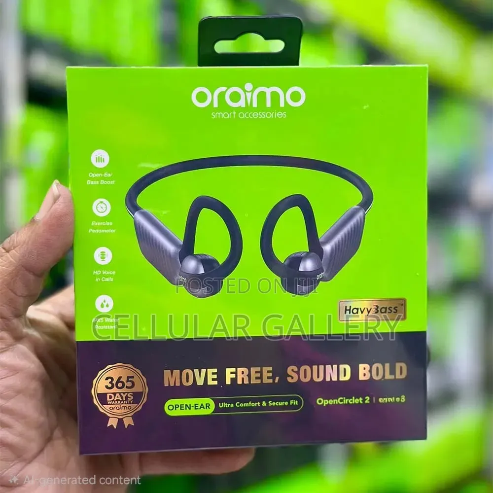 Oraimo OpenCirclet 2 Open Ear Bluetooth Headphones