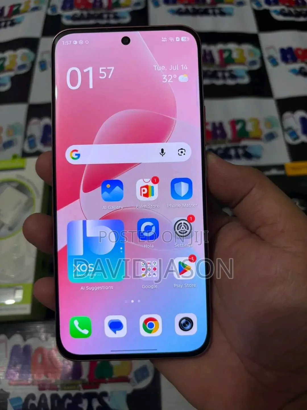 New Infinix Hot 60 Pro+ 256 GB Pink