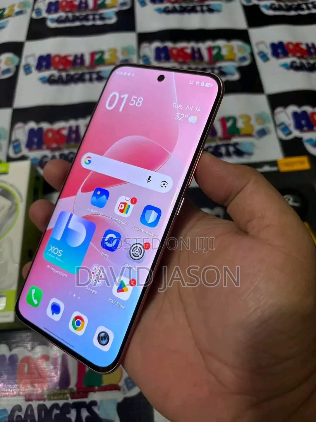 New Infinix Hot 60 Pro+ 256 GB Pink