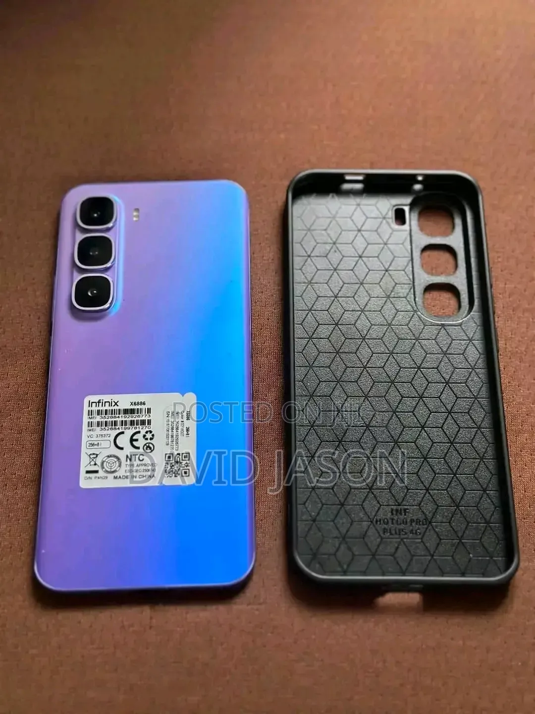New Infinix Hot 60 Pro+ 256 GB Purple