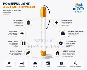 400W Solar LED Tube Light 560mm With Remote Waterproof Lamp