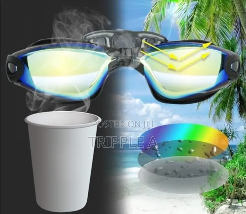 3 in 1 HD Waterproof and Anti-Fog Swimming Goggles