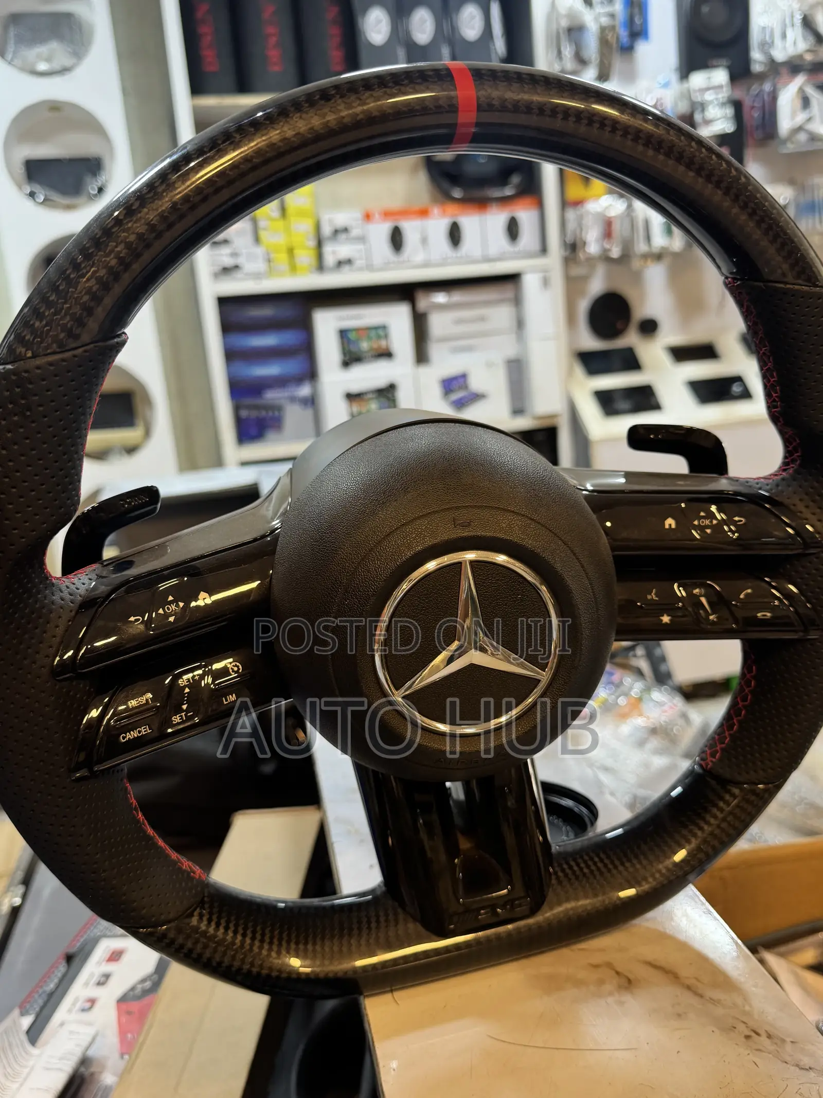 Mercedes-Benz Carbon Fiber Aftermarket Steering Wheel