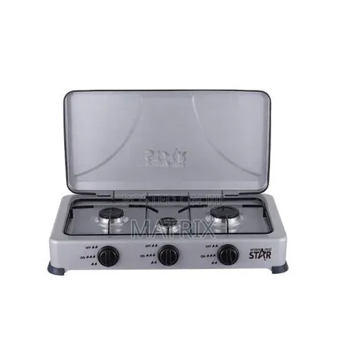 3 Gas Burner Stove Cooker Plate With Auto Ignition