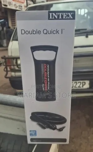 Intex Double Quick I Manual Hand Pump Used for Inflating Air Beds, .