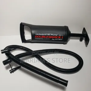 Intex Double Quick I Manual Hand Pump Used for Inflating Air Beds, .