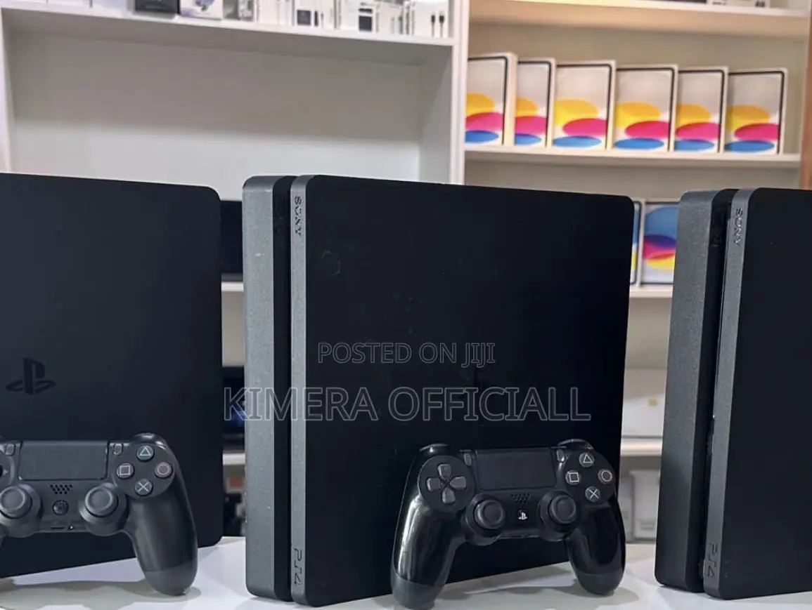 PS4 Slim With 12 Games, 2pads. No More Long Faces Allowed.