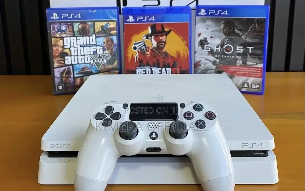 . PS4 Slim With 12 Games, 2pads. The Best in the Whole Land.