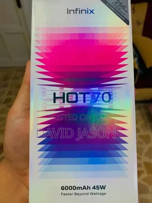 New Infinix Hot 70 256 GB Yellow