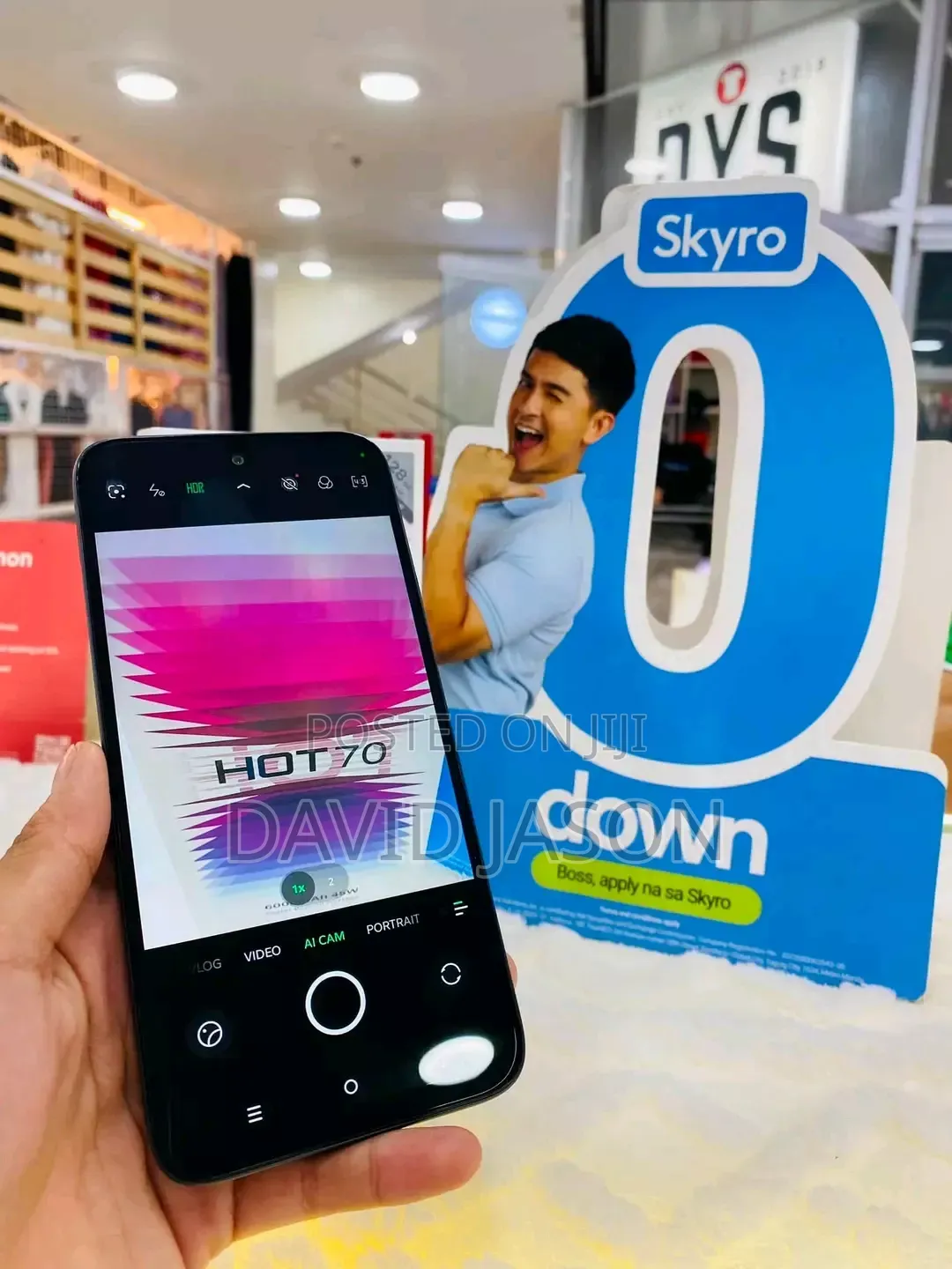 New Infinix Hot 70 256 GB Black