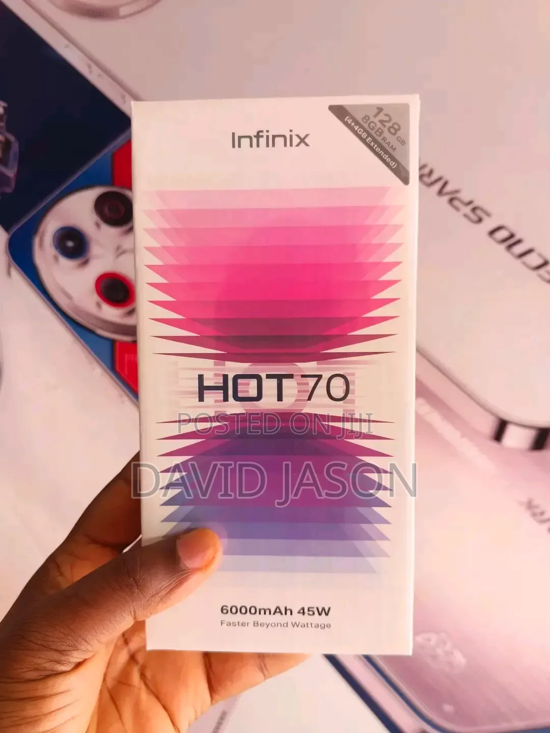 New Infinix Hot 70 256 GB Silver