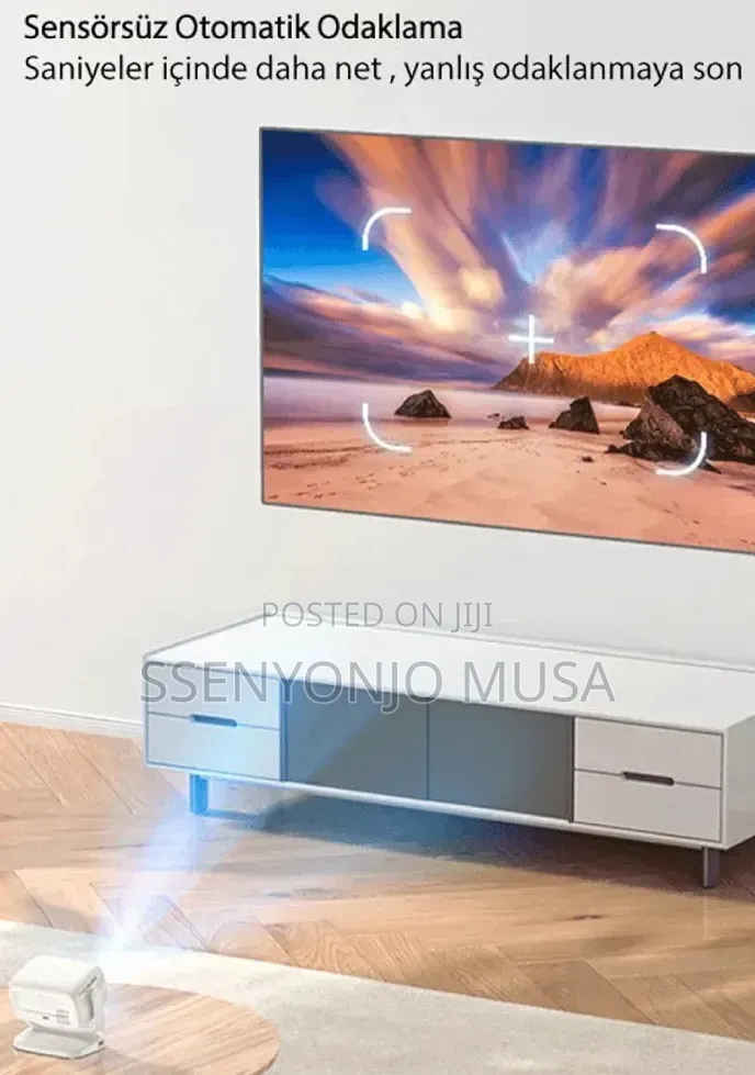 Yesido TV13 Smart Projector With Android 9.0 Video Support –White