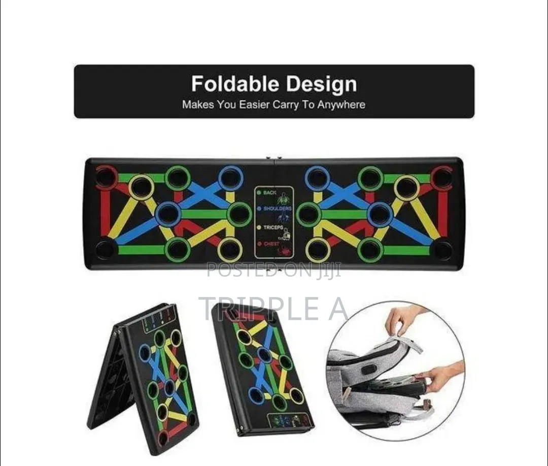 Foldable Push Up Board With Handles for Complete Body