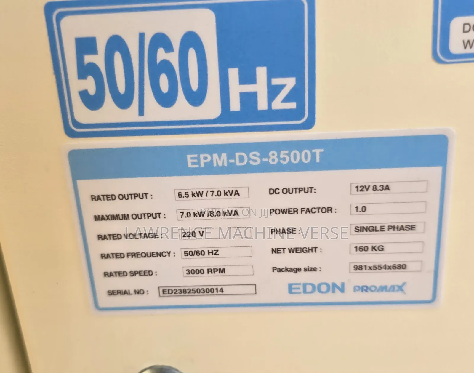 Diesel Generator 8kva 220v