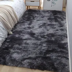 Black Plush Carpets for the Living Room