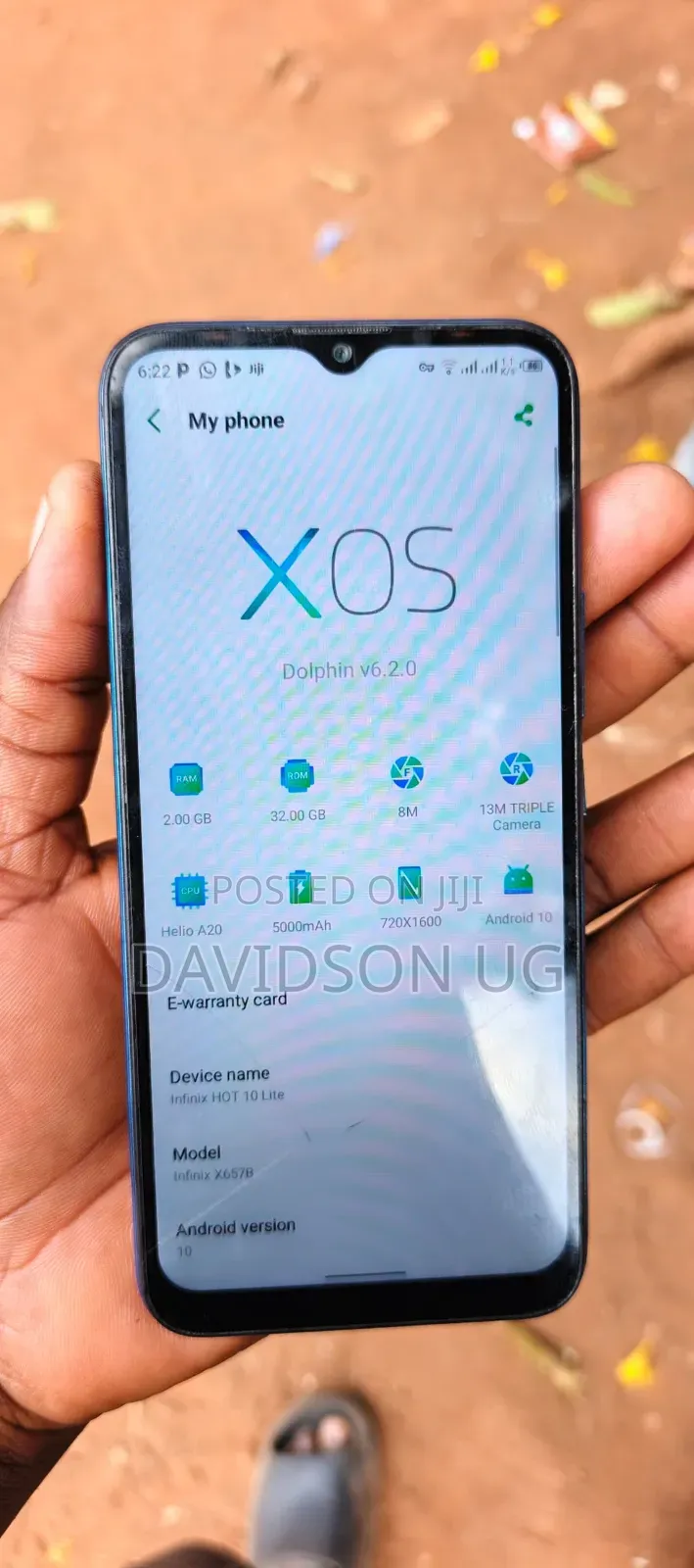Infinix Hot 10 Lite 32 GB Blue