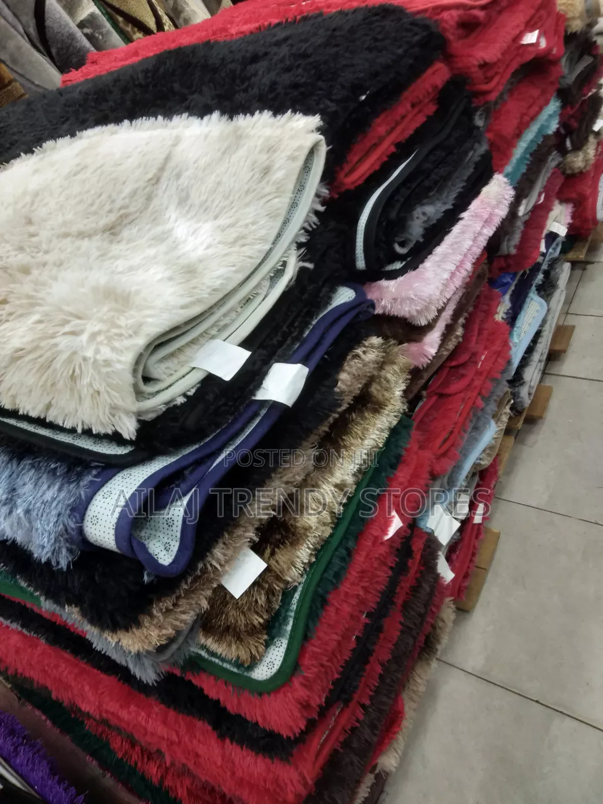 Soft Plush Furry Bedside Rugs