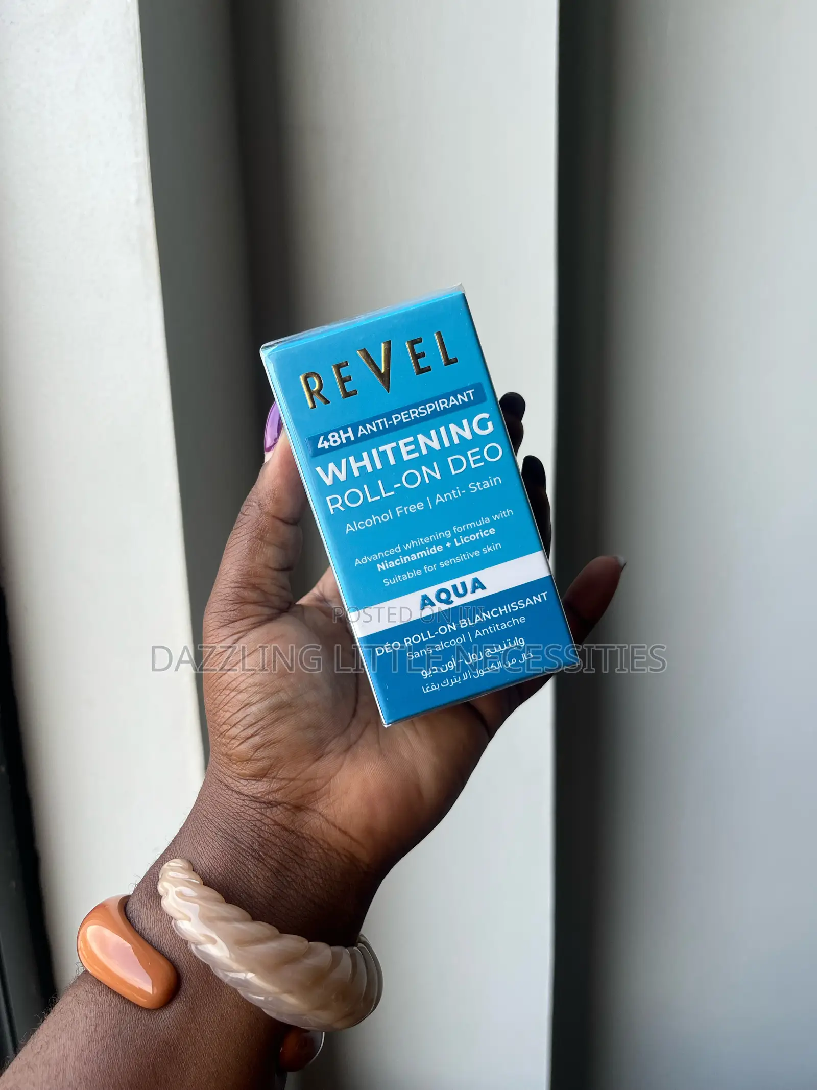 Revel Whitening Roll-on Deodorant - Aqua (0