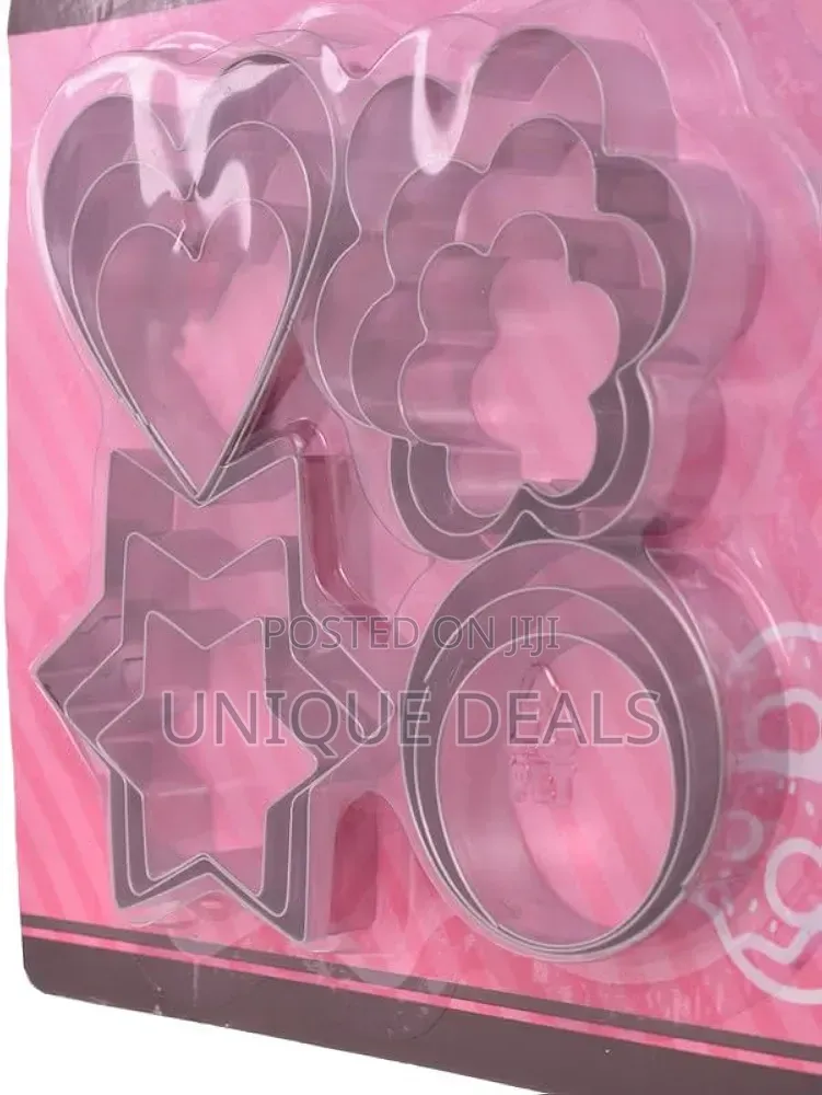 12-Piece Stainless Steel Cookie Cutter Set