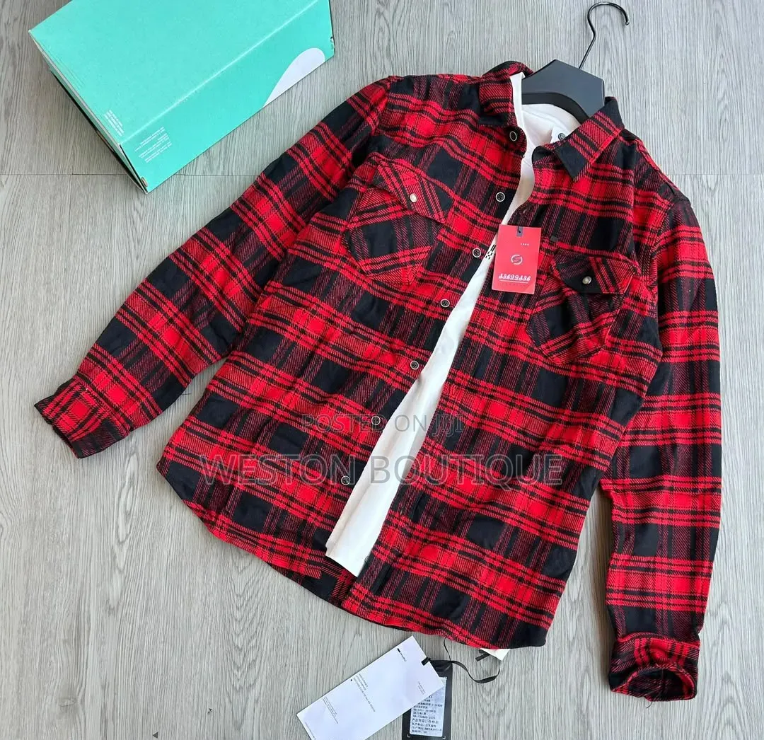 Checked Men's Casual Thrown Shirts