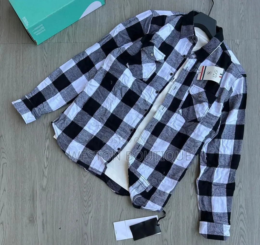 Checked Men's Casual Thrown Shirts