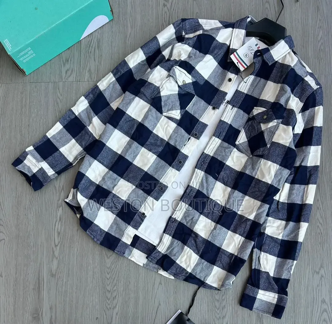 Checked Men's Casual Thrown Shirts