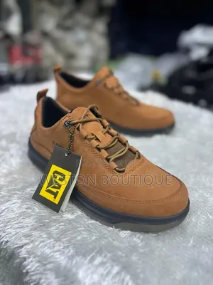 CAT Original Leather Safety Boots for Men