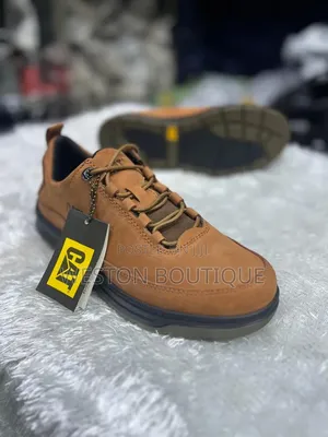 CAT Original Leather Safety Boots for Men