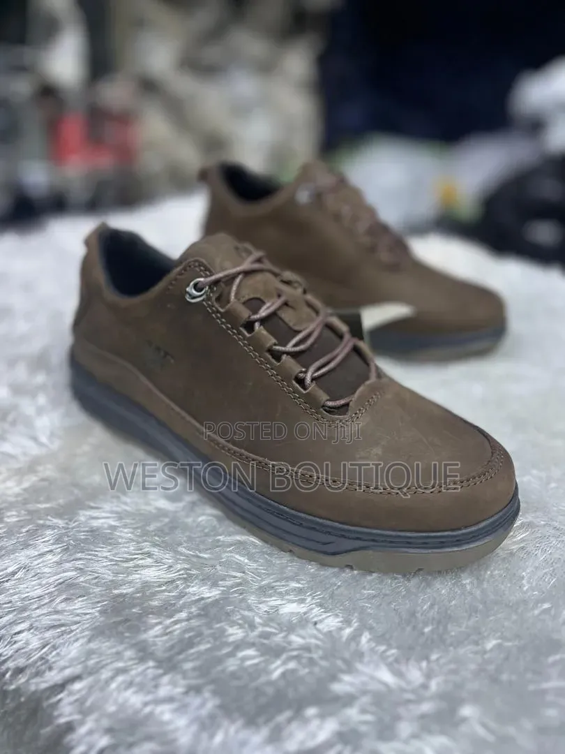 CAT Original Leather Safety Boots for Men