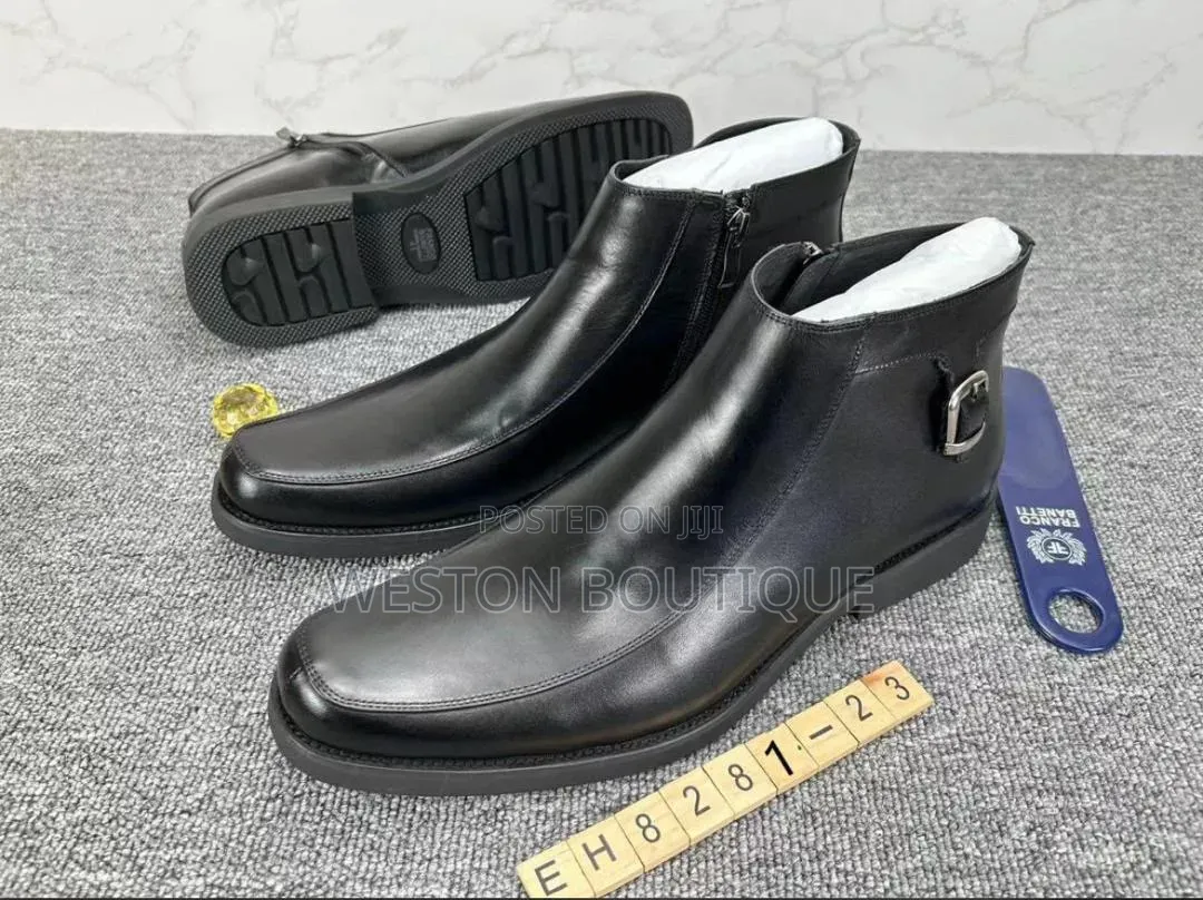 Men's Buckle Original Leather Boots
