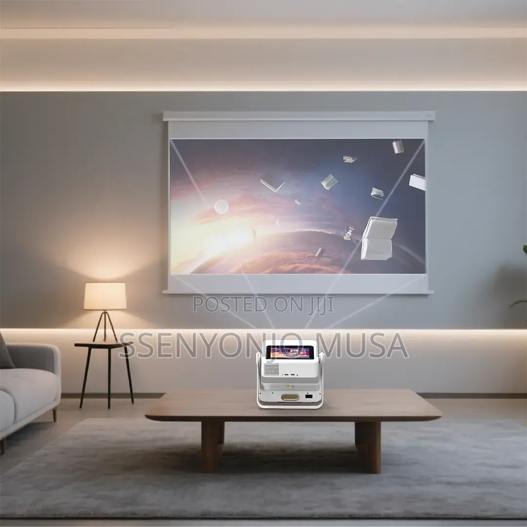 Green Lion Orion 2 Smart Projector With 7" Smart Display Support.
