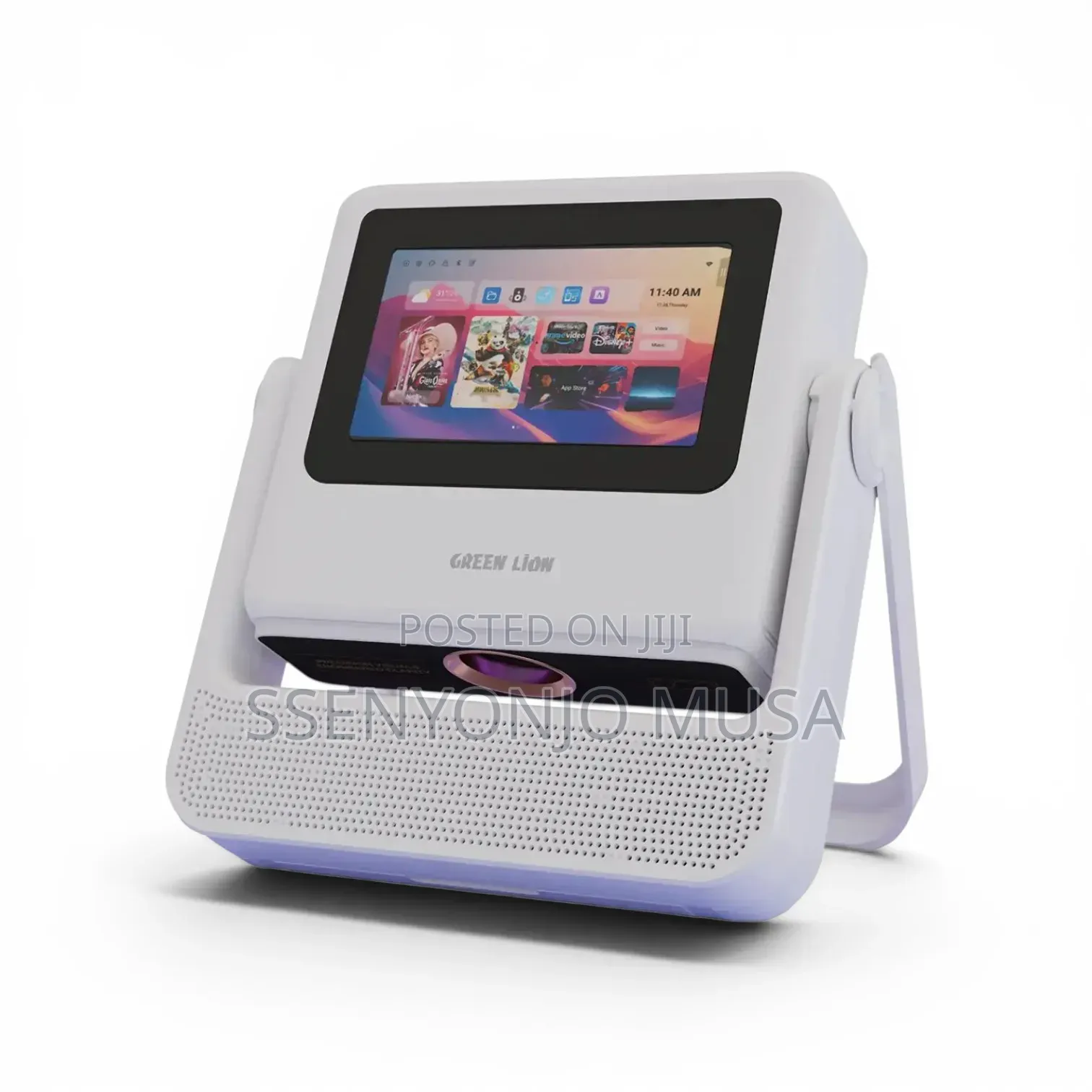 Green Lion Orion 2 Smart Projector With 7" Smart Display Support.