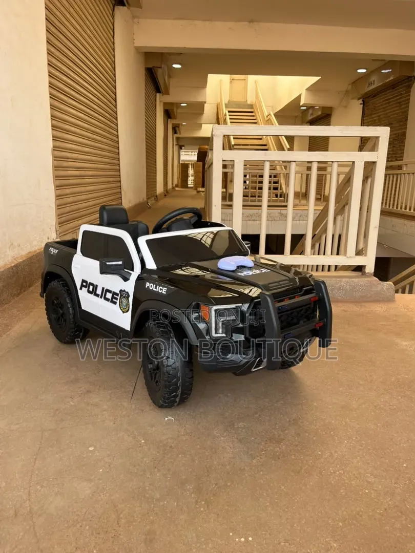 Kids Toy Black Patrol Car