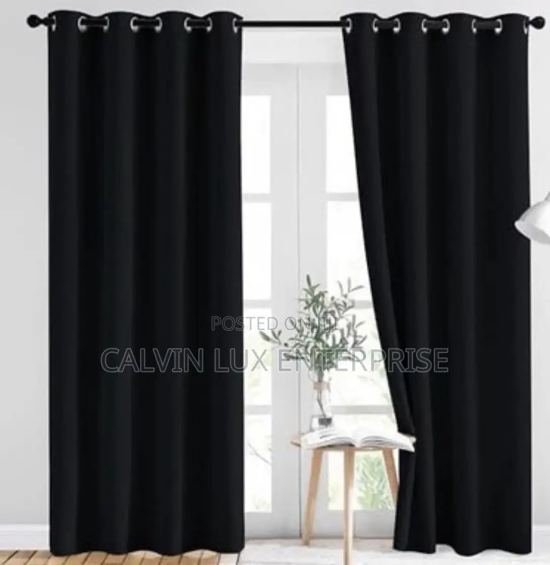 Pair of Curtains Plus Net