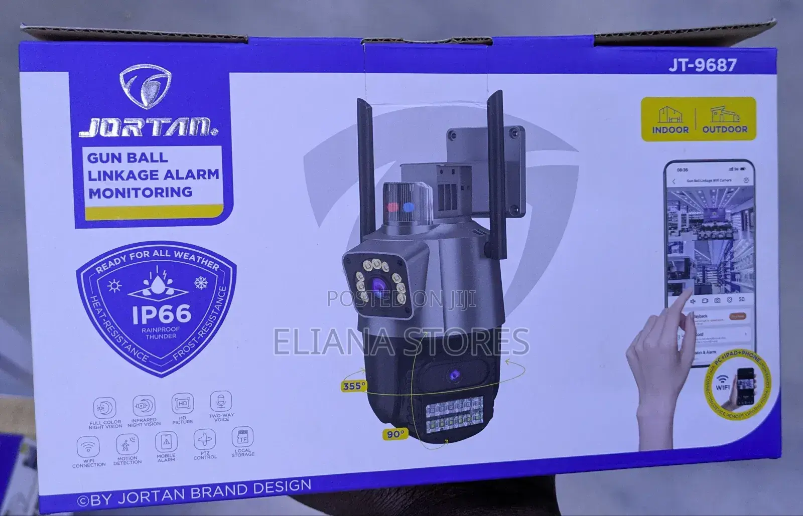 Jortan Gun Ball Linkage Alarm Monitoring Camera