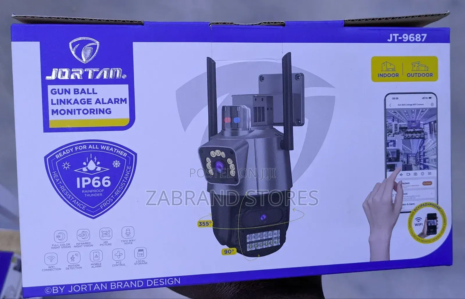 Jortan Gun Ball Linkage Alarm Monitoring Camera